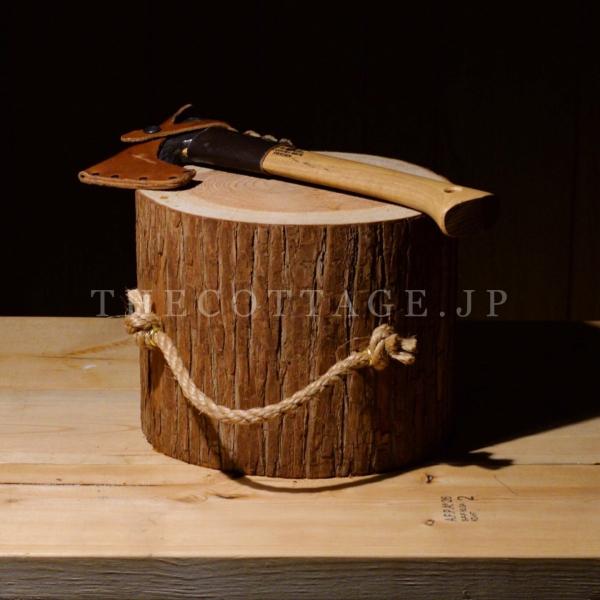 Cottage コテージ 薪割り台 キャンプ用 ハンドル付 高さcm 樹皮付き Buyee Buyee 日本の通販商品 オークションの代理入札 代理購入