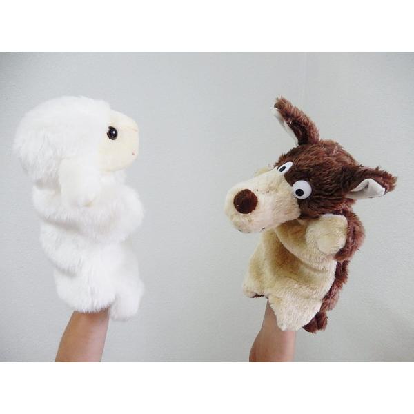 Shantrip ハンドパペット 童話 シリーズ ヒツジ オオカミ 人形劇 パペット Pymr Go Th