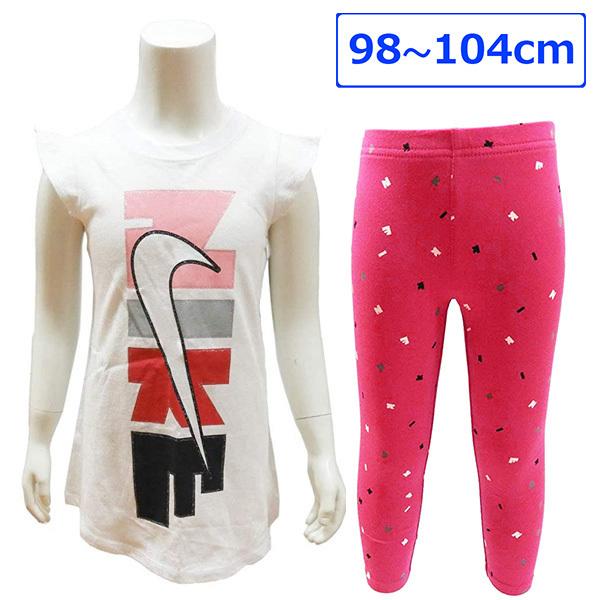 送料無料 Nike ナイキ 子供服 半袖tシャツ カットソー レギンス スパッツ キッズウエア ジャージ上下 セットアップ 3歳 4歳 90cm 100cm 98 104cm B 4 子供 輸入ジャージの店 クシェト 通販 Yahoo ショッピング