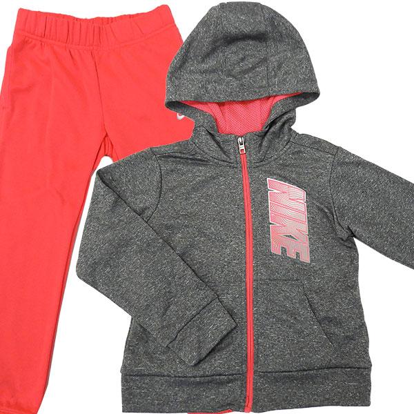 送料無料 Nike ナイキ 子供服 子供用ジャージ ジャージ上下 キッズジャージ ジップアップパーカー ジャケット ジャージパンツ 4歳 96 104cm グレー ピンク 子供 輸入ジャージの店 クシェト 通販 Yahoo ショッピング