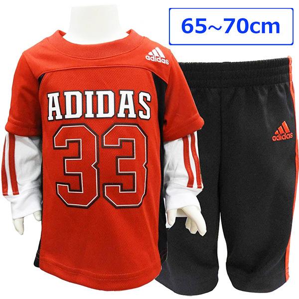 送料無料 Adidas アディダス ジャージ ジャージ上下 ベビージャージ 男の子ジャージ 6ヶ月 65cm 70cm レッド 赤 ブラック 黒 A6m 子供 輸入ジャージの店 クシェト 通販 Yahoo ショッピング