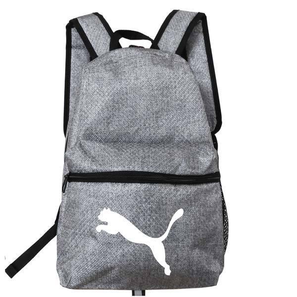 送料無料 Puma プーマ キッズリュック 子供用リュックサック リュックサック 男の子用リュック スポーツブランド 軽量 Mサイズ グレー シルバー シンプル B 子供 輸入ジャージの店 クシェト 通販 Yahoo ショッピング