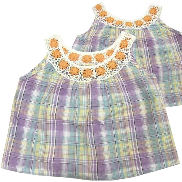 送料無料 WILLMERY ウイルメリー ベビー服 キッズ チュニック スモック風 ブラウス 95cm 丸高衣料
