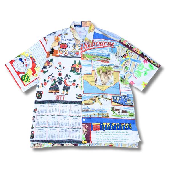 mr.remake.man リメイクシャツ 1点物モデムデザイン サイズL 新品 mr.remake.man リメイクシャツ 1点物モデムデザイン サイズL 美