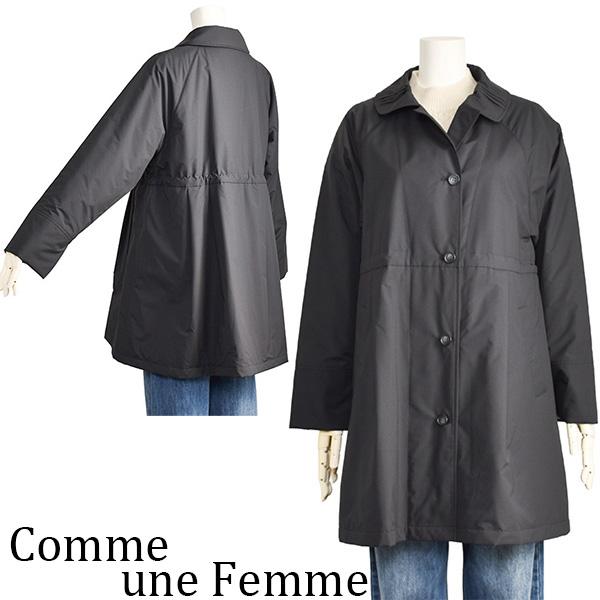 中綿 コート レディース 薄手 軽量 ミディアム Comme une Femme 