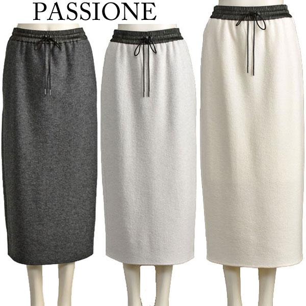 PASSIONE パシオーネ タイト スカート ロング 冬 ウエストゴム