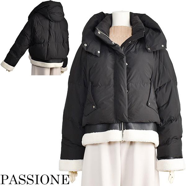 PASSIONE パシオーネ ダウン ダウンジャケット PASSIONE（パシオーネ） ダウン ジャケット レディース ムートン
