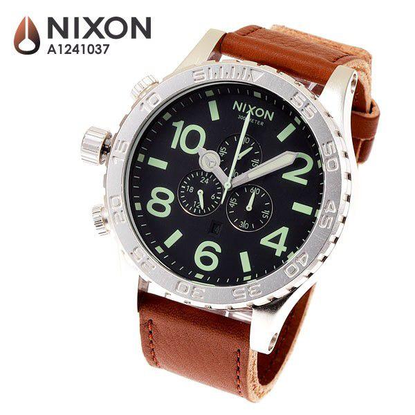 革ベルト ニクソン NIXON nixon 腕時計 メンズ A1241037 クロノグラフ 