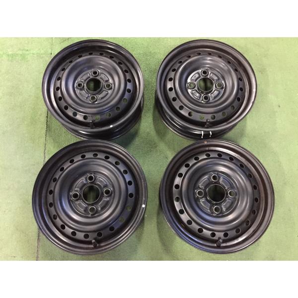 送料無料 ダイハツ ムーヴ 純正スチール 4H100 13×4.0J スタッドレス用 