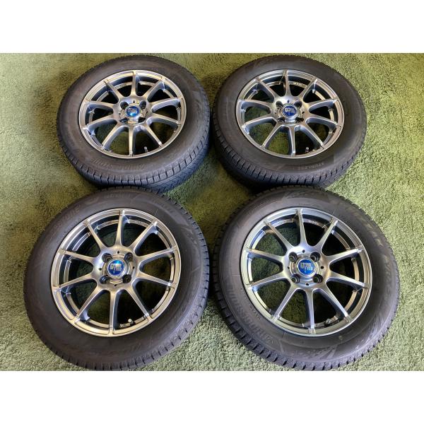 送料無料 スタッドレスセット ブリヂストン ブリザック VRX3 185/60R15