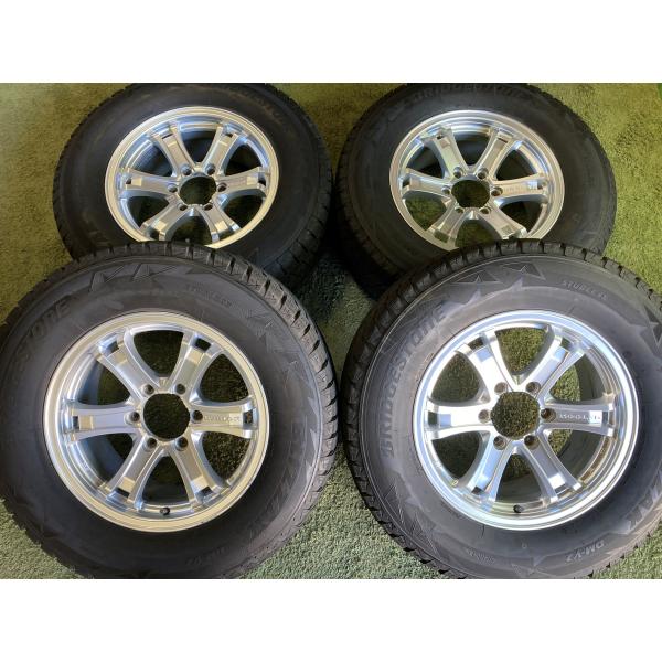 送料無料 スタッドレスセット 17in 7.5J +25 PCD139.7 ブリヂストン