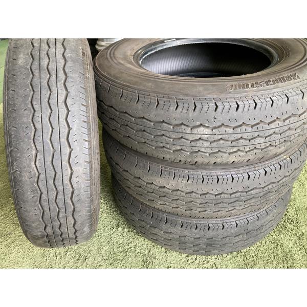 中古 195-80R15 107/105L ECOPIA RD613 4本セット 送料無料 中古タイヤ ブリヂストン エコピア RD613 195/80R15 107/105N