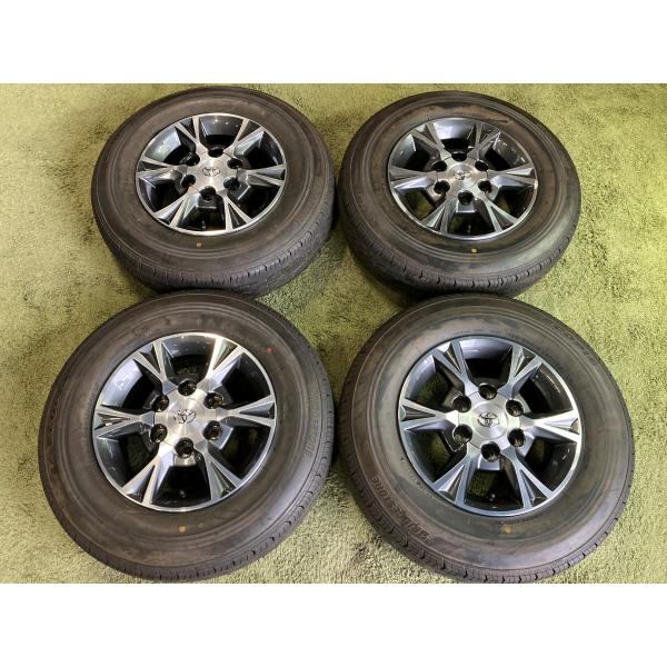 【BS RD-613 195/80R15 107/105L LT】夏タイヤ 4本【トヨタ 200系ハイエース 純正 15インチ 6J6HPCD139.7+35】(VTL149) クレジットカード QR決済可能 送料無料 ラジアルセット トヨタ 200系 ハイエース 純正オプション