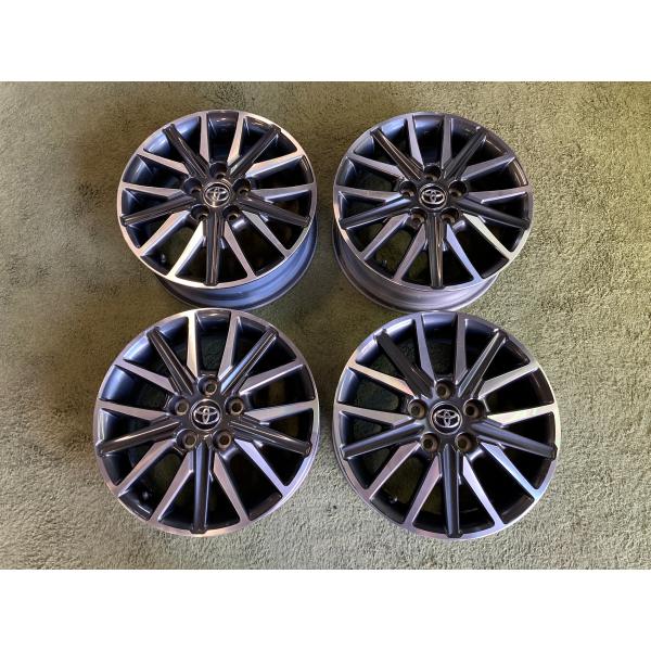送料無料 中古ホイール トヨタ ノア ボクシー 純正ホイール 16in 6.0J +50 6H114.3 エスクァイア スタッドレス スペアなどに (2)