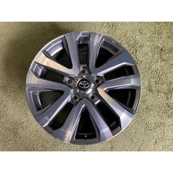 送料無料 中古ホイール 後期 ランクル200 ZX 純正 20in 8.5J +58 5H150 レクサス LX570 など スペア 補修用に