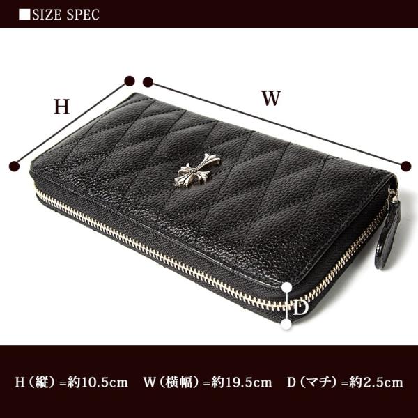 長財布 クロス ロングウォレット メンズ 本革 レザー Deep Zone