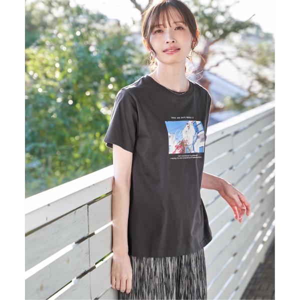 【接触冷感／親子コーデ】ロゴフォトプリントTシャツ