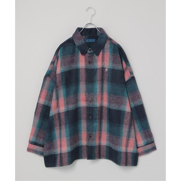 BEVERLY HILLS POLO CLUB シャギーチェックシャツジャケット