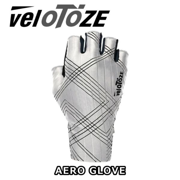 Velotoze（ヴェロトーゼ）AERO GLOVE WHITE エアログローブ ホワイト 手袋 グローブ ロードバイク