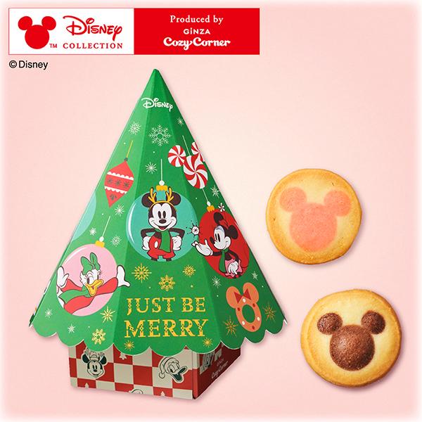 クリスマス ギフト 2026  ディズニー プレゼント 御礼 お返し お菓子 焼菓子  ＜ディズニー＞クリスマスツリー（7個入） 銀座コージーコーナー