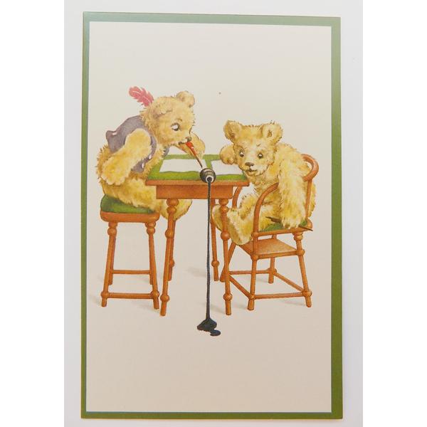 ネコポス対応可 ドイツ製復刻レトロポストカード V133 かわいい グリーティングカード Card インテリア テディーベアー くま アンティーク風 ヴィンテージ Pdb 可愛いギフト 雑貨 Cozymom 通販 Yahoo ショッピング