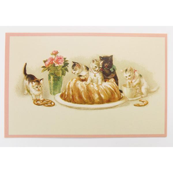 ネコポス対応可 ドイツ製復刻レトロポストカード V128 かわいい グリーティングカード Card インテリア ねこ Cat キャット アンティーク風 ヴィンテージ Pdb 可愛いギフト 雑貨 Cozymom 通販 Yahoo ショッピング