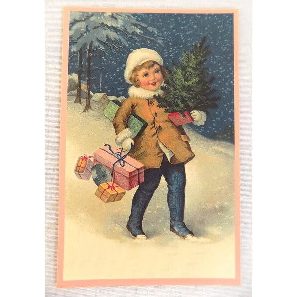 ネコポス対応可 クリスマスカード ドイツ製復刻レトロポストカード W169 かわいい グリーティングカード Card インテリア 冬 ウィンター アンティーク風 Pdb 可愛いギフト 雑貨 Cozymom 通販 Yahoo ショッピング