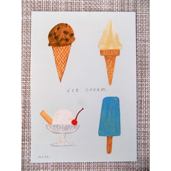 西淑 Nishi Shuku Rs 6171 夏のポストカード アイスクリーム かわいい グリーティングカード イラスト Tby180515101 可愛いギフト 雑貨 Cozymom 通販 Yahoo ショッピング