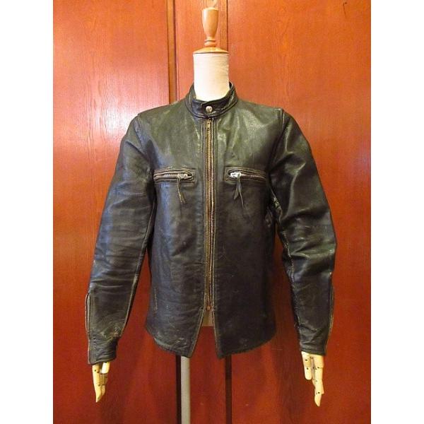 ビンテージ60's☆Buco J-100シングルライダースジャケット黒38 ビンテージ60's☆Buco J-100シングルライダースジャケット黒38