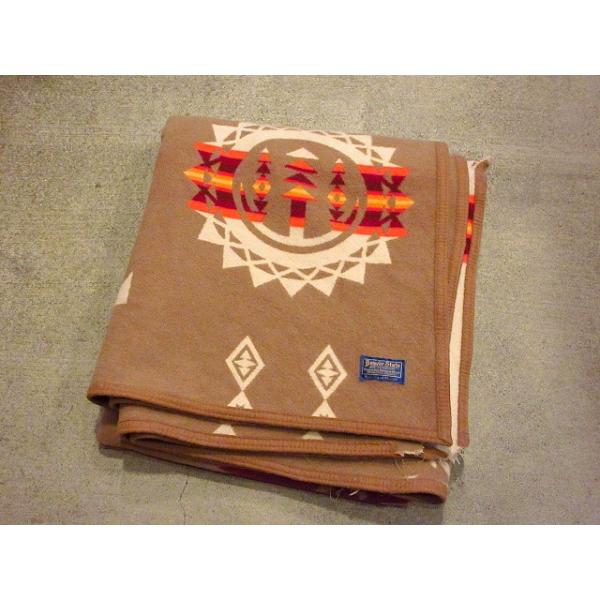 PENDLETON ネイティブウールブランケット 188cm×165cm☆200515s6-blk