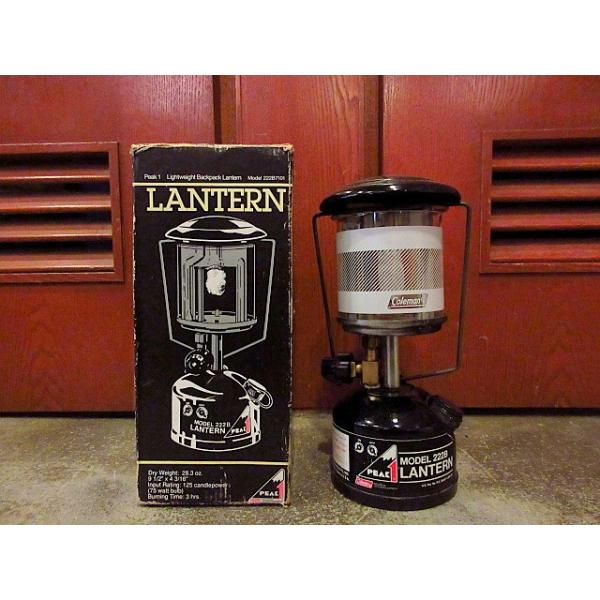 コールマン　ピークワン　ランタン　222b Dec.1991 Coleman 222B PEAK1 点火動画 vintage lantern