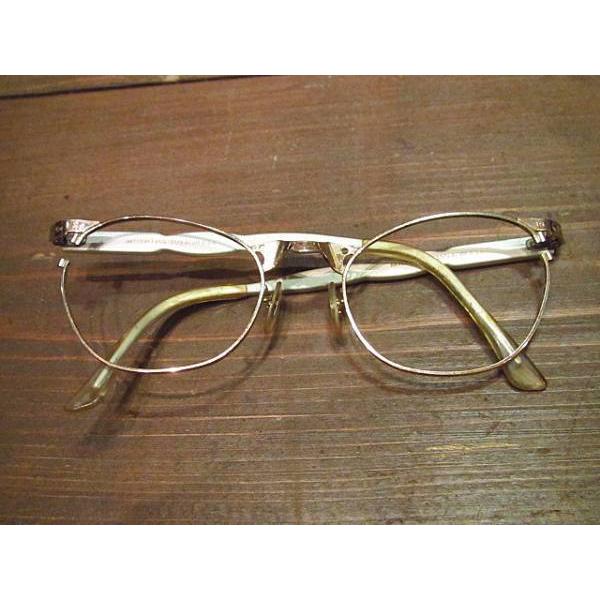 ビンテージ60's☆ARTCRAFTアルミキャッツアイ眼鏡☆201013n9 ビンテージ60's☆ARTCRAFTアルミキャッツアイ眼鏡☆201013n9
