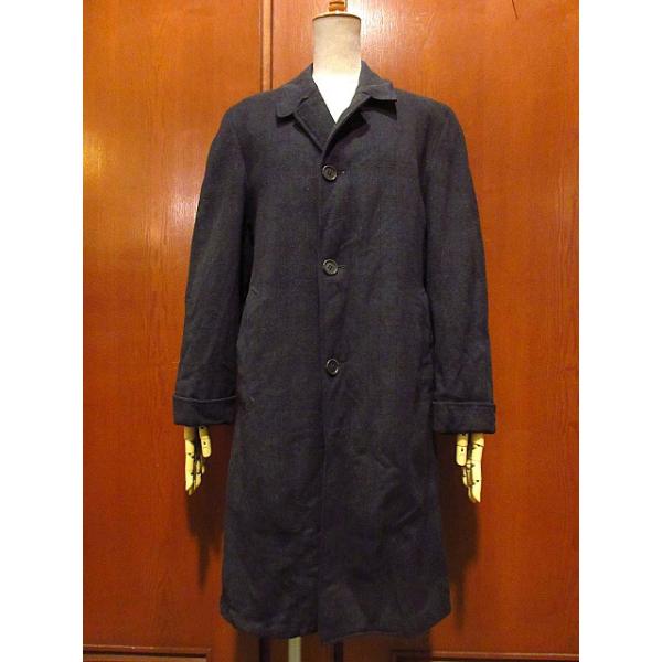 ビンテージ50's○THE Rock-Knit Coat ROPER'Sチェックウールチェスター