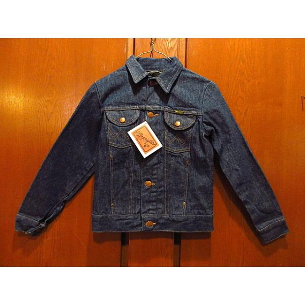 ビンテージ  Wrangler   Gジャン(女の子)(boys) 50's Wrangler ラングラー 111MJタイプ キッズデニムジャケット