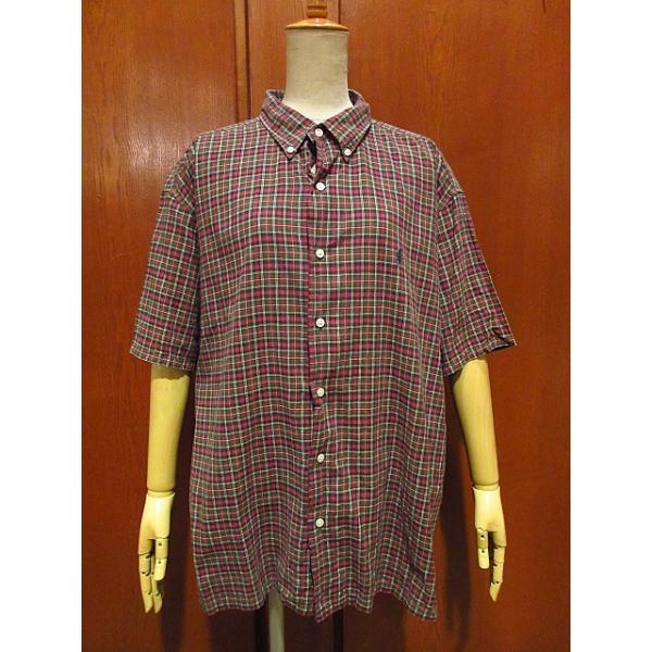 ビンテージ90's○Ralph Laurenコットンタータンチェックボタンダウン