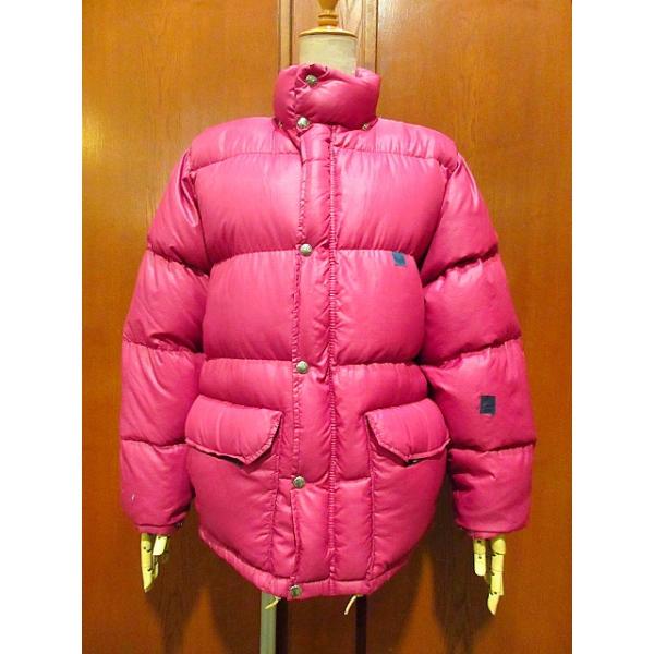 ビンテージ80's○THE NORTH FACE 茶タグ ナイロンダウンジャケット S