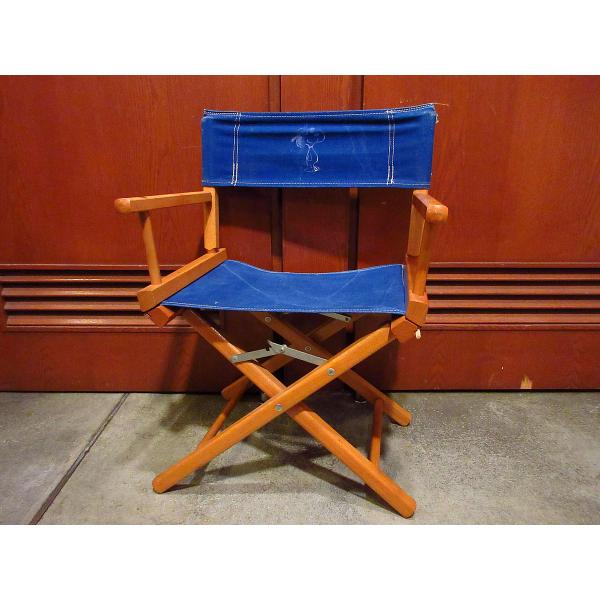 スヌーピー　木製チェア ビンテージ70's○SNOOPY ウッドフォールディングチェア○210415s9-chr