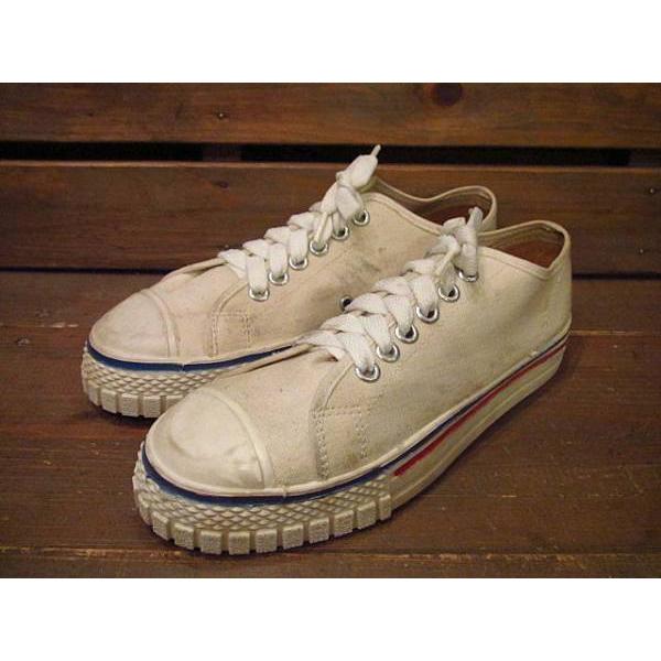ビンテージ60's70's○DEAD STCOKキッズキャンバススニーカー2 1/2