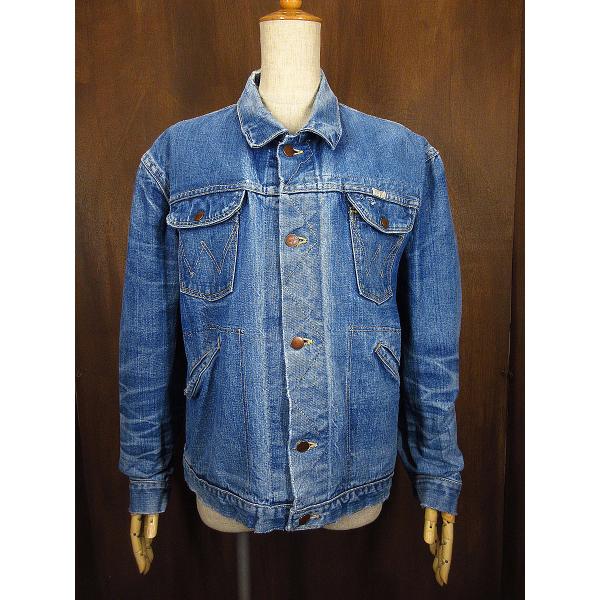 ビンテージ60's○Wrangler 124MJデニムジャケットsize 42○210722r7-m
