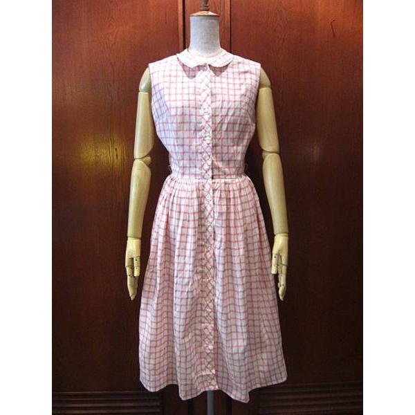 レッド系 M特別オファー 1950年代 ヴィンテージ 赤 レトロ ギンガムチェック セットアップ ロングワンピース ワンピース レッド系m 17 908 Eur Artec Fr