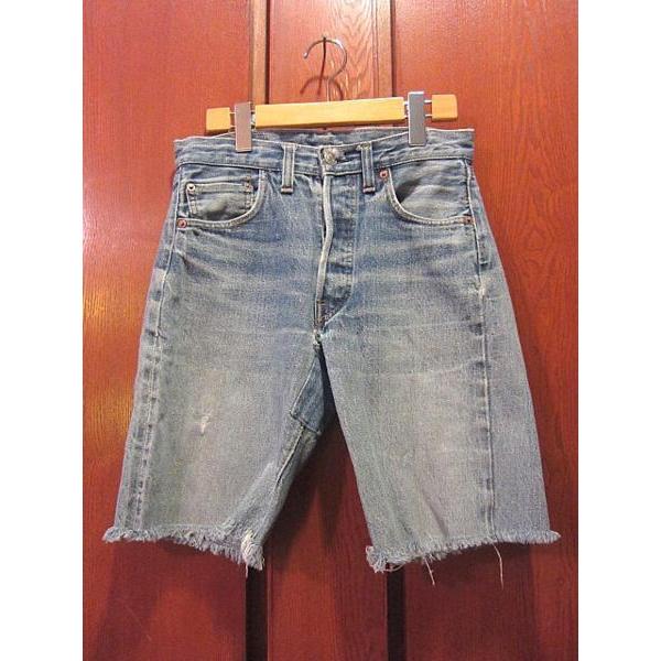 ビンテージ70's○Levi's 501 66前期カットオフショーツ実寸W71cm ビンテージ70's○Levi's 501 66前期カットオフショーツ実寸W71cm