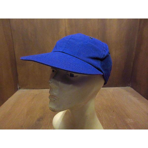 ビンテージ50's60's○ウールベースボールキャップ紫 size S
