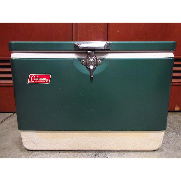 ビンテージ60's○Colemanクーラーボックス緑○220627c3-otdeqp 1960s