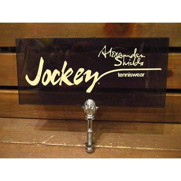 ビンテージ○Jockeyアドバタイジングサイン○220905i11-sign