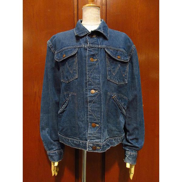 ビンテージ60's○Wrangler 24MJデニムジャケットsize 40○230430i2-m