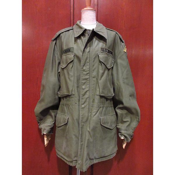 50s US ARMY M-51 前期 フィールドジャケット 米軍 実物 ビンテージ50's○U.S.ARMY M-51フィールドジャケットsize M-R