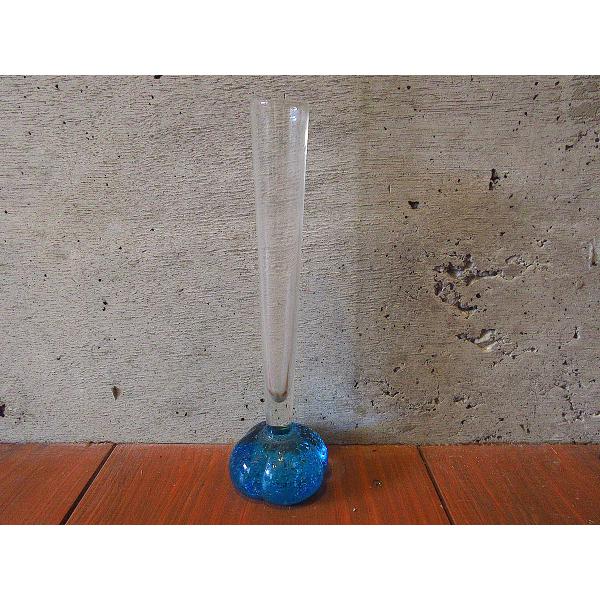 ビンテージ60's70's○ガラスフラワーベース○230526k2-otclct