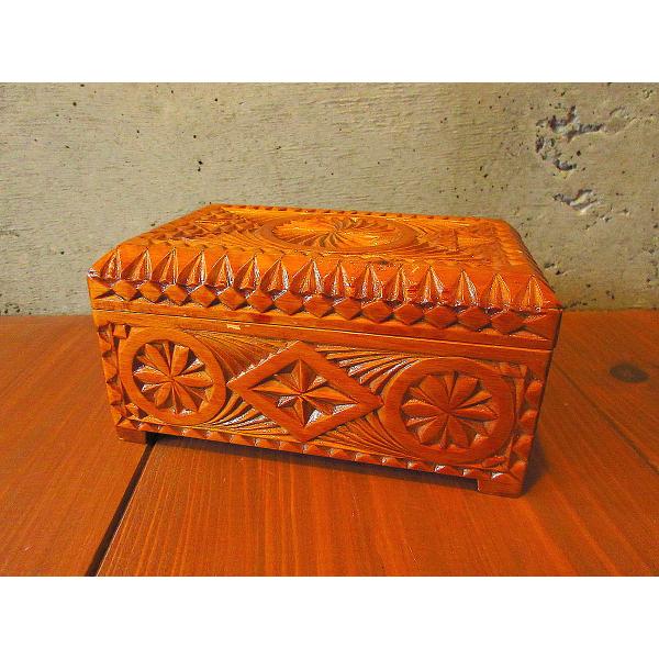 木製 木彫り ジュエリーボックス 小物入れ cozyvintage_230719k7-bxs