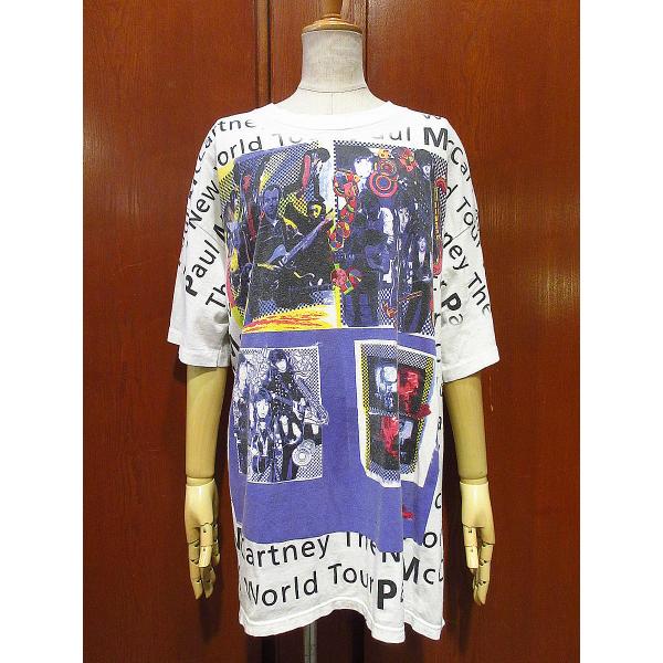 ビンテージ90's○Paul McCartney 1993年ワールドツアーTシャツ白size