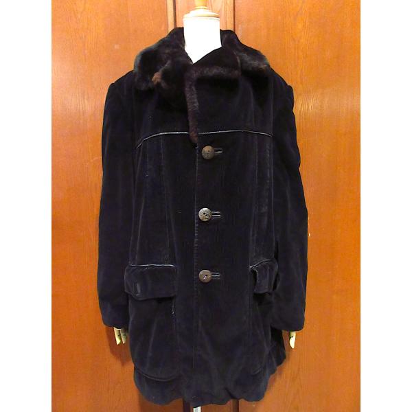 A.P.C.(FRA)ビンテージコーデュロイランチコート